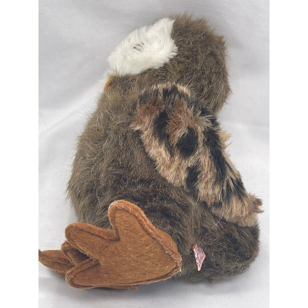 Vintage Dakin Brown Spotted Owl Plush Bean Filled 8”Stuffed Animal Toy 1980 - Picture 9 of 13